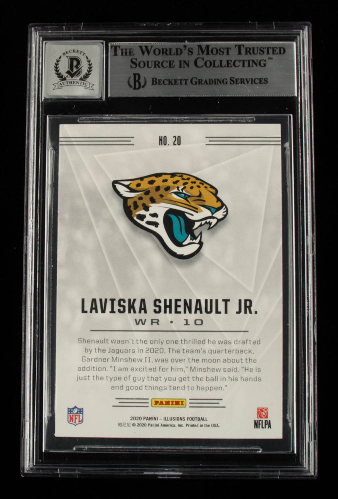 Laviska Shenault Jr. Signed 2020 Panini Illusions #20 - Autograph Graded Beckett 10 - Rookie Card