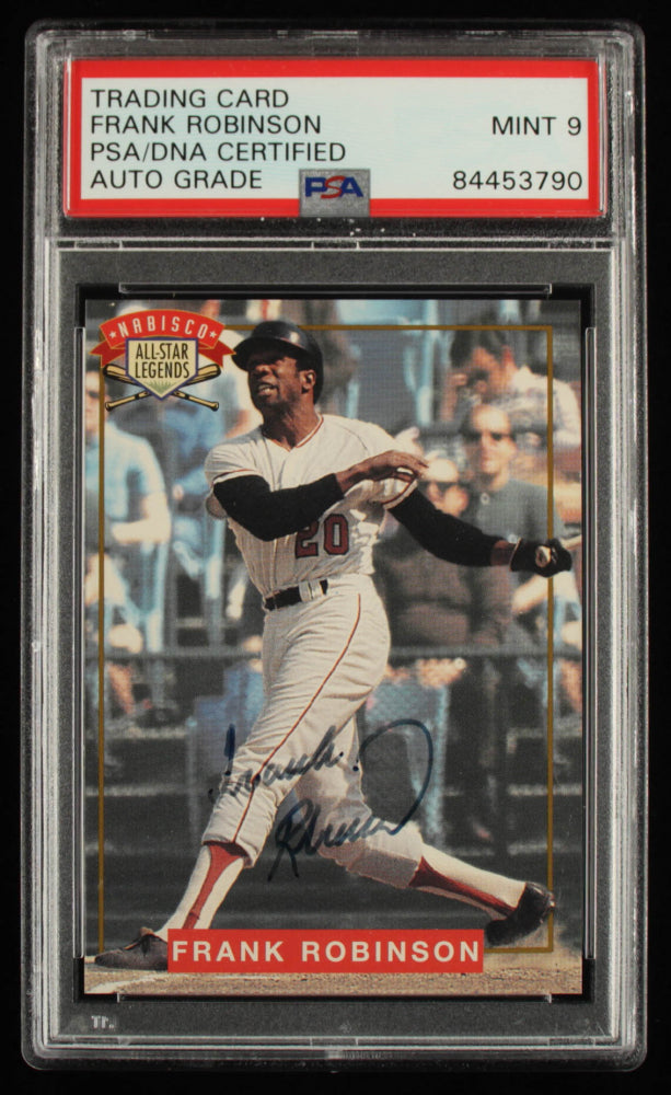 Frank Robinson 1994 Nabisco All-Star Autographs #3 - Autograph Graded PSA 9