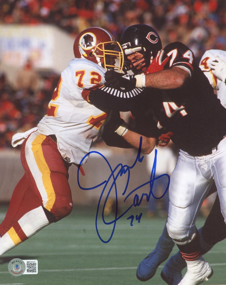Jim Covert Signed Bears 8x10 Photo (Beckett COA)