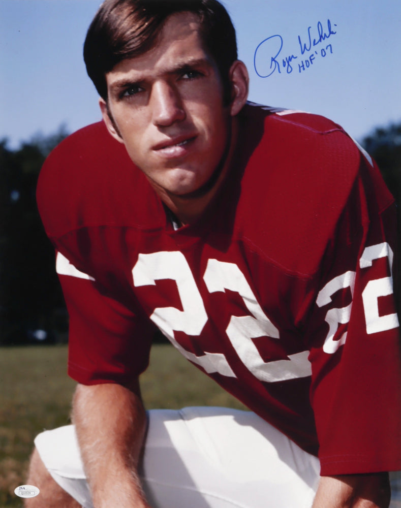 Roger Wehrli Signed (JSA COA) Cardinals 16x20 Photo Inscribed "HOF '07"