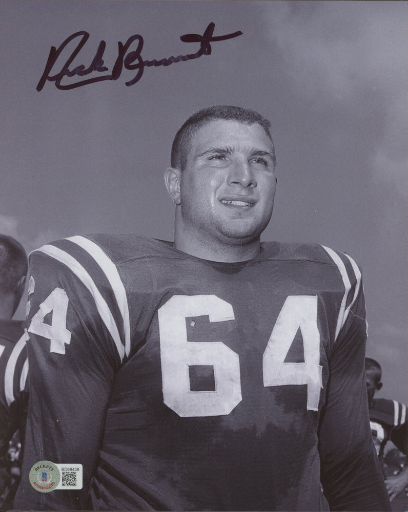 Nick Buoniconti Signed Patriots 8x10 Photo (Beckett)