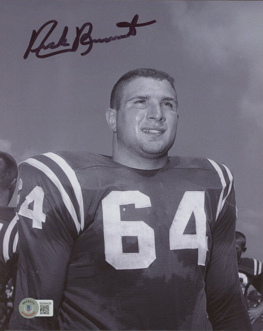Nick Buoniconti Signed Patriots 8x10 Photo (Beckett)