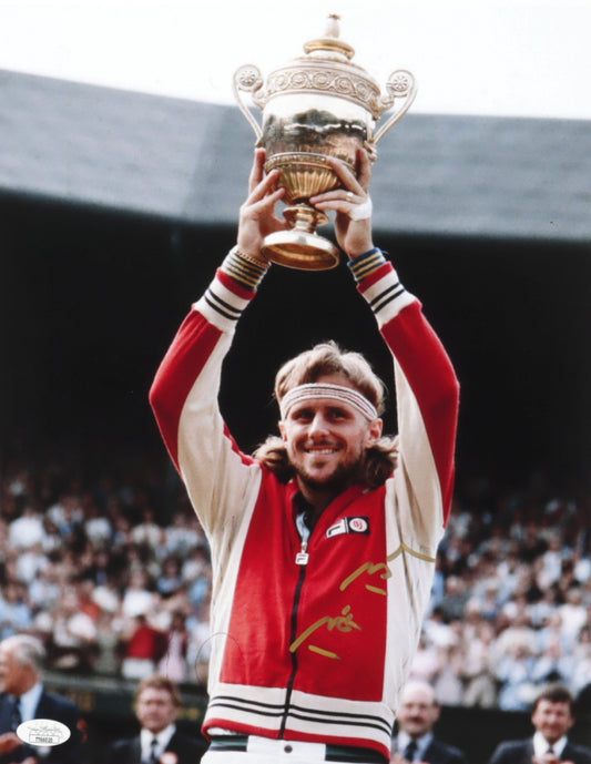 Bjorn Borg Signed 11x14 Photo (JSA)