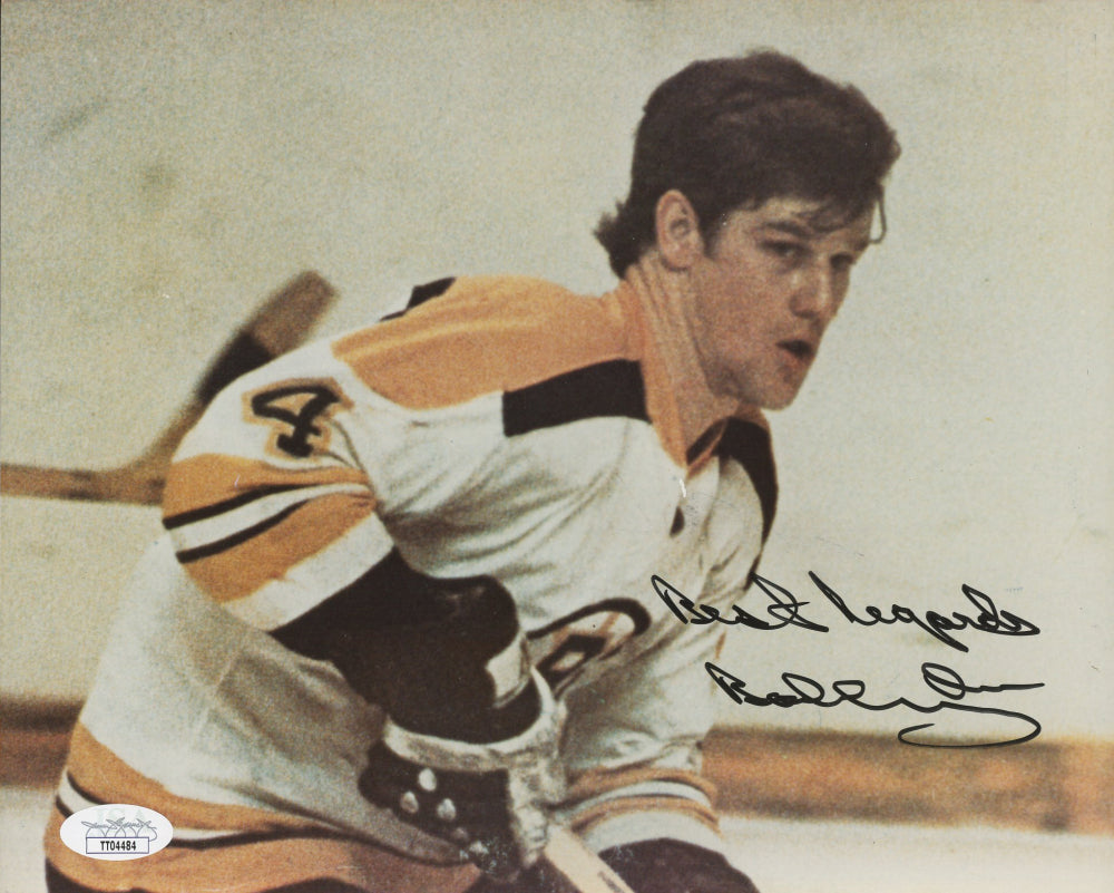 Bobby Orr Signed Bruins 8x10 Photo Inscribed "Best Regards" (JSA)