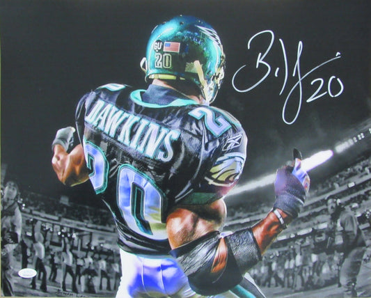 Brian Dawkins Signed Eagles 16x20 Photo (JSA)