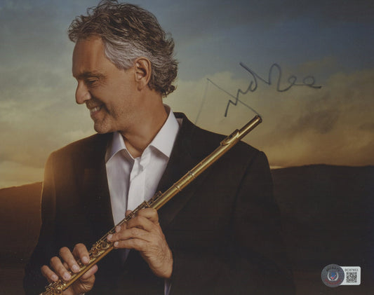 Andrea Bocelli Signed 8x10 Photo (Beckett)