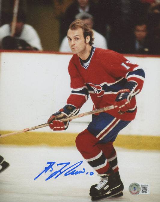 Guy Lafleur Signed Canadiens 8x10 Photo (Beckett)