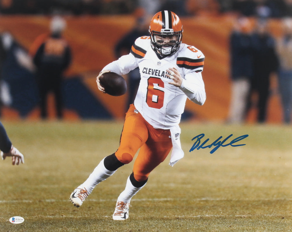 Baker Mayfield Signed Browns 16x20 Photo (Beckett)