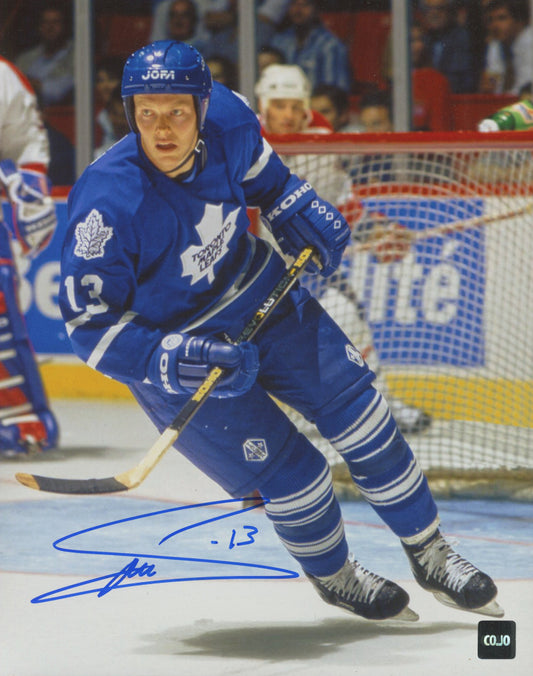 Mats Sundin Signed Maple Leafs 8x10 Photo (COJO)