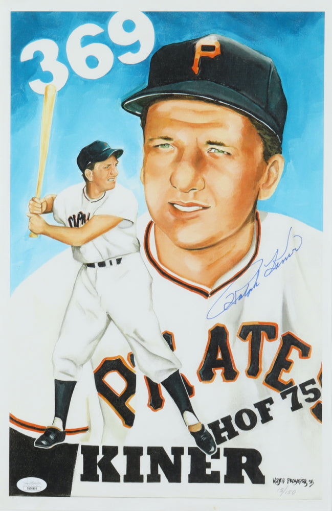 Ralph Kiner Signed LE Pirates 11x17 Photo (JSA) Limited Edition # 15 / 150