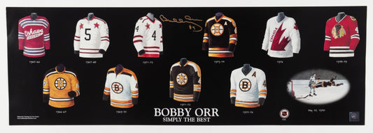 Bobby Orr Signed 10x30 Photo (Orr)