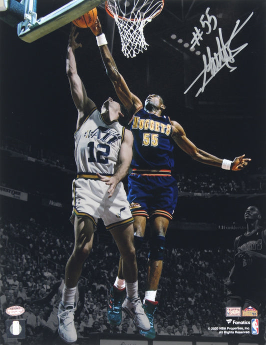 Dikembe Mutombo Signed Nuggets 11x14 Photo (Schwartz)