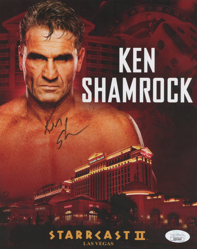 Ken Shamrock Signed UFC 8x10 Photo (JSA)