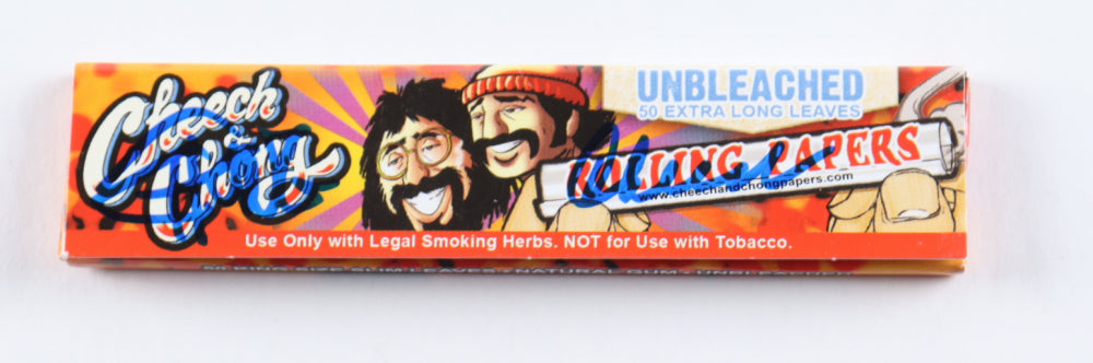 Cheech Marin & Tommy Chong Signed (JSA) "Cheech & Chong" Rolling Papers