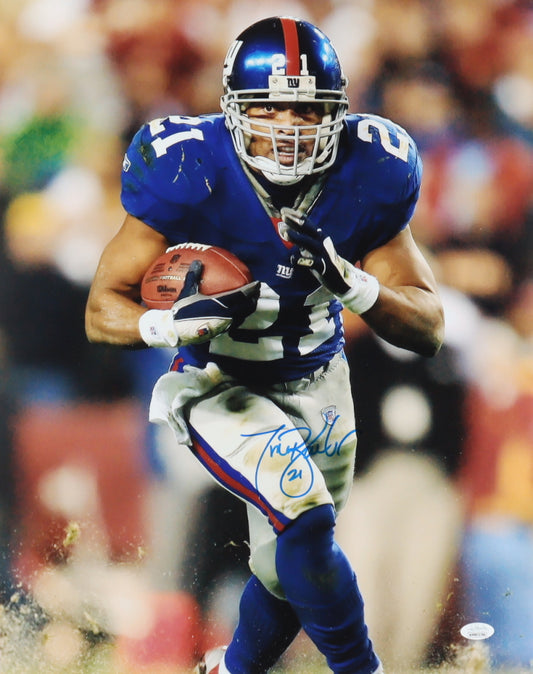 Tiki Barber Signed Giants 16x20 Photo (JSA)