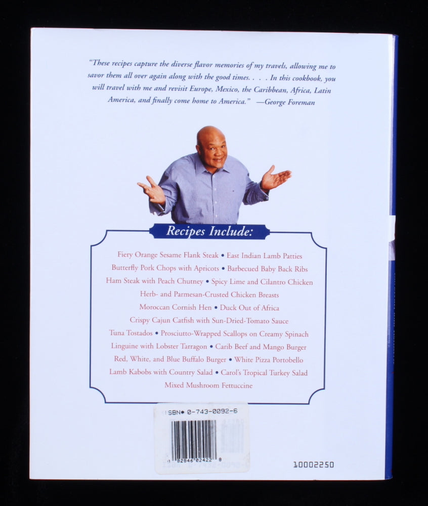 George Foreman Signed (Beckett) "George Foreman's Big Book of Grilling, Barbecue, and Rotisserie" Hardcover Book Inscribed "Best Wishes"