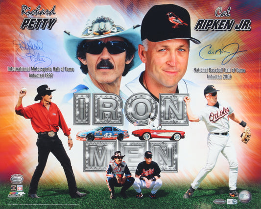 Cal Ripken Jr. & Richard Petty Signed 16x20 Photo (Ironclad & MLB)