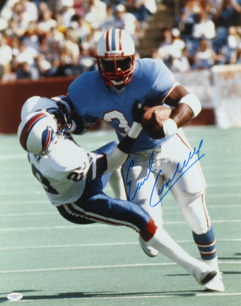 Earl Campbell Signed Oilers 16x20 Photo (JSA)