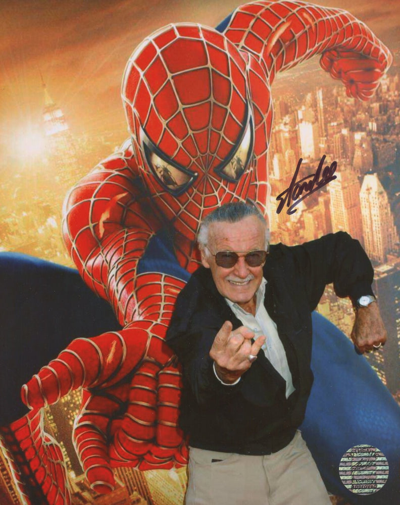 Stan Lee Signed "Spider-Man" 8x10 Photo (Lee)