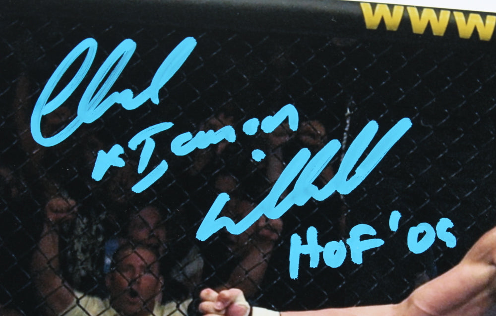 Chuck "The Iceman" Liddell Signed (PSA) UFC 11x14 Photo Inscribed "HOF '09"