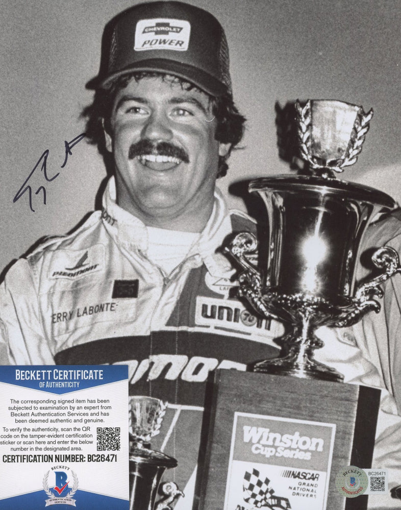 Terry Labonte Signed 8x10 Photo (Beckett)