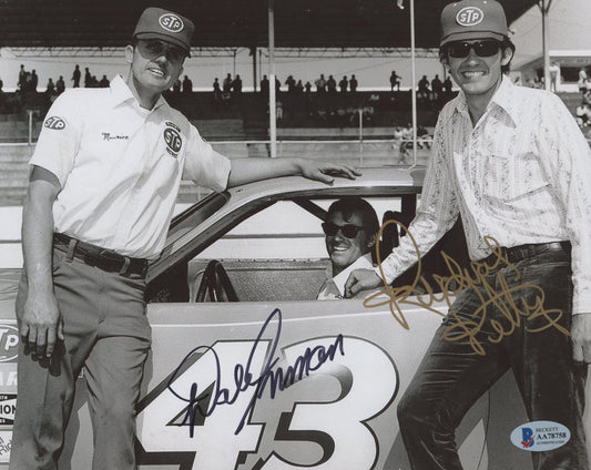 Dale Inman & Richard Petty Signed 8x10 Photo (Beckett)