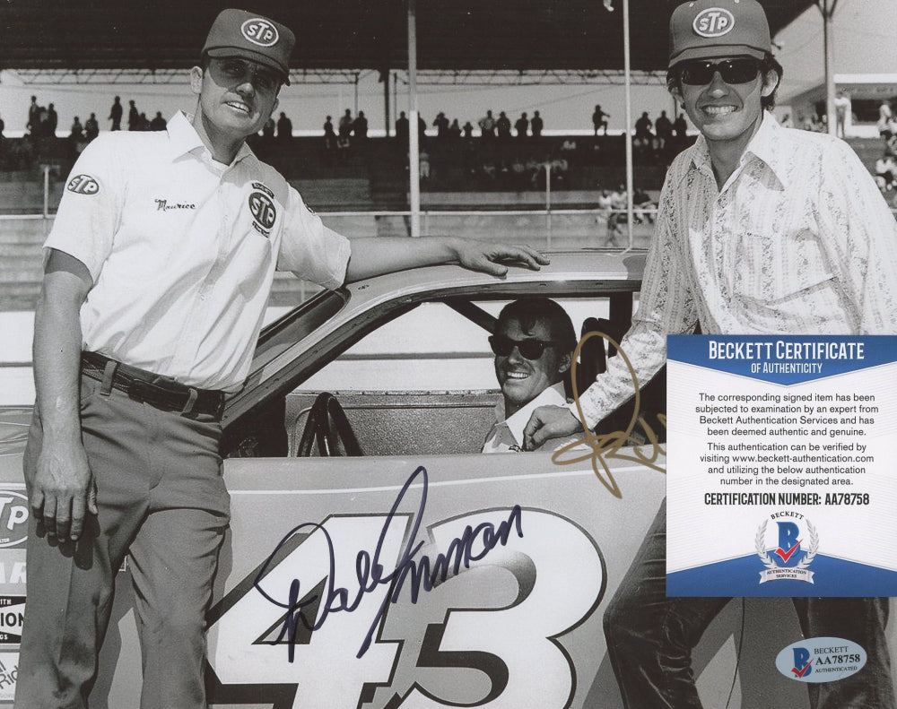 Dale Inman & Richard Petty Signed 8x10 Photo (Beckett)