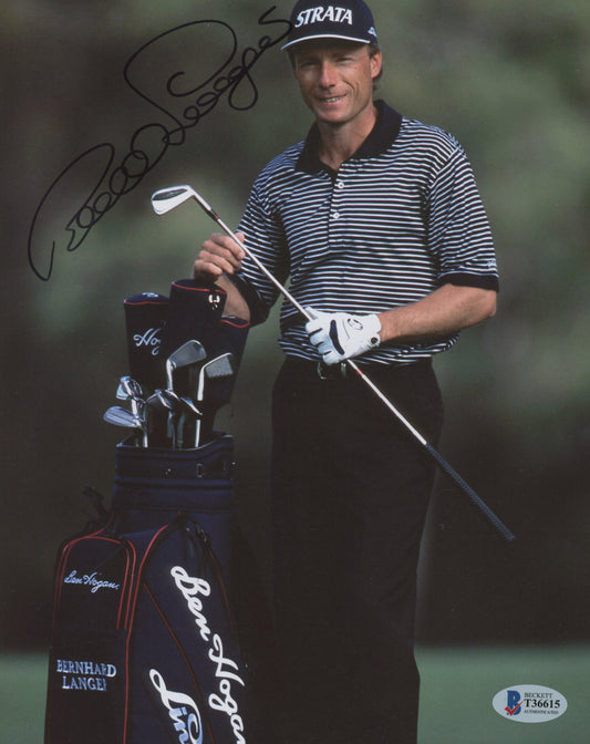 Bernhard Langer Signed 8x10 Photo (Beckett)