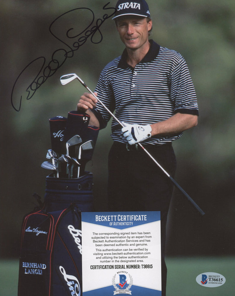 Bernhard Langer Signed 8x10 Photo (Beckett)