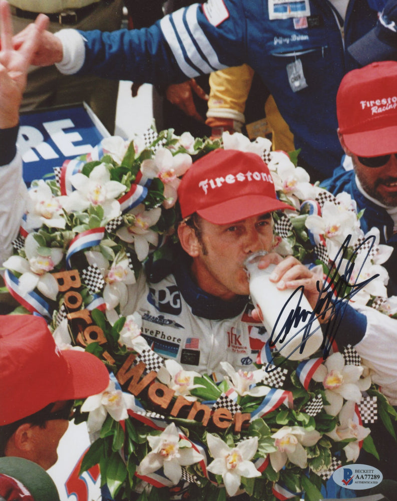 Arie Luyendyk Signed 8x10 Photo (Beckett)