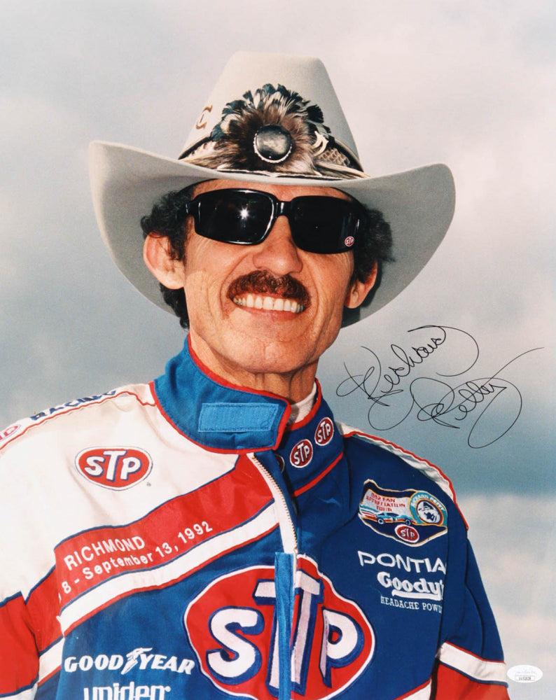 Richard Petty Signed NASCAR 16x20 Photo (JSA)