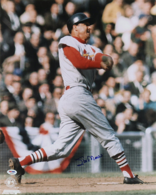 Stan Musial Signed Cardinals 16x20 Photo (PSA)