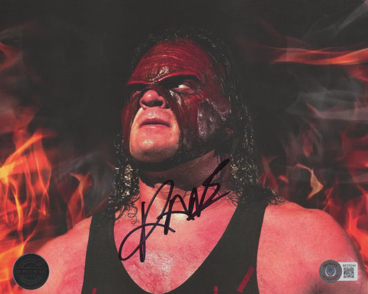 Kane Signed WWE 8x10 Photo (Beckett)