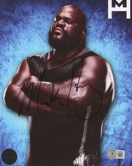 Mark Henry Signed WWE 8x10 Photo (Beckett)