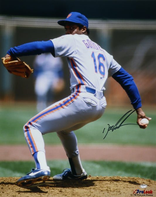 Dwight 'Doc' Gooden Signed Mets 16x20 Photo (Schwartz)