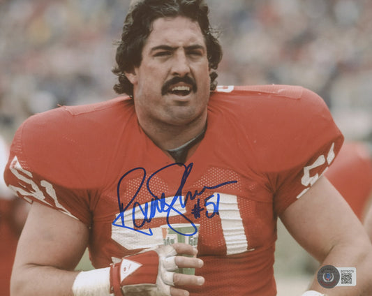 Randy Cross Signed 49ers 8x10 Photo (Beckett)