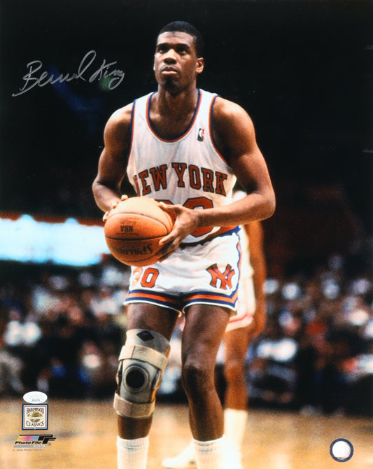 Bernard King Signed Knicks 16x20 Photo (JSA)