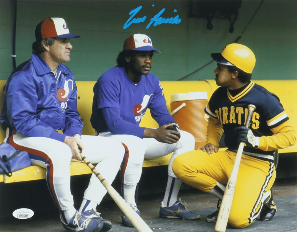 Tim Raines Signed Expos 11x14 Photo (JSA)