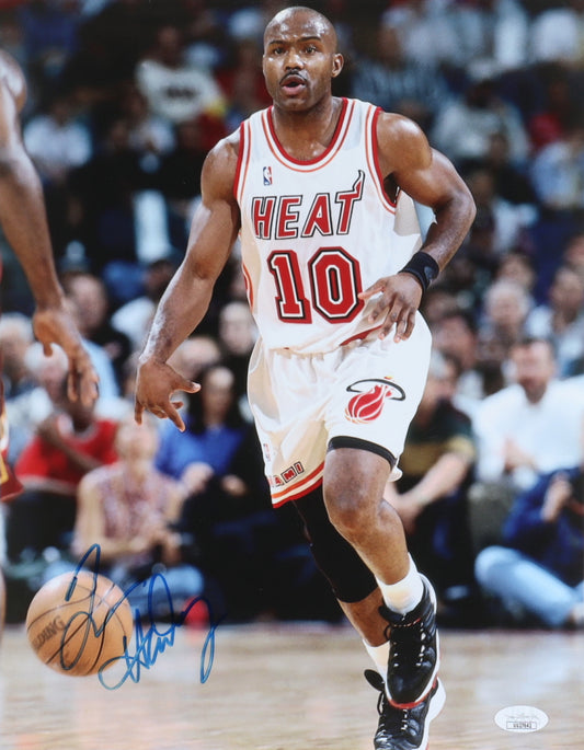 Tim Hardaway Signed Heat 11x14 Photo (JSA)