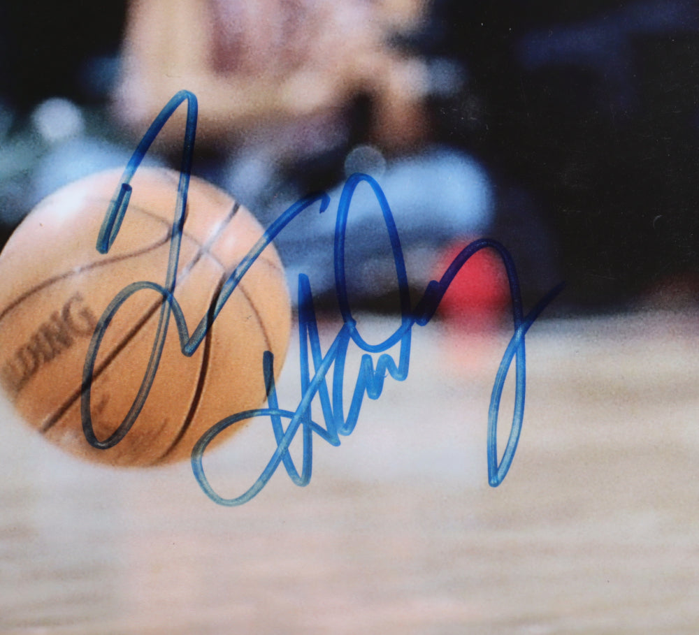 Tim Hardaway Signed Heat 11x14 Photo (JSA)