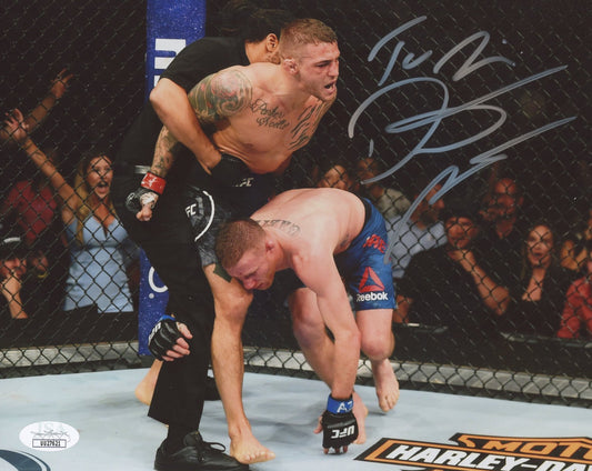 Dustin Poirier Signed (JSA) UFC 8x10 Photo Inscribed "The Diamond"