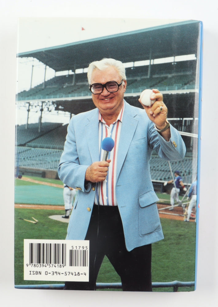 Harry Caray Signed (PSA) "Holy Cow!" Hardcover Book Inscribed "Hi - Hope You Enjoyed" & "Holy Cow!" 16-Year Announcer for the Chicago Cubs