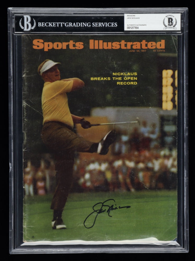 Jack Nicklaus Signed (BGS) 1967 "Sports Illustrated" Magazine