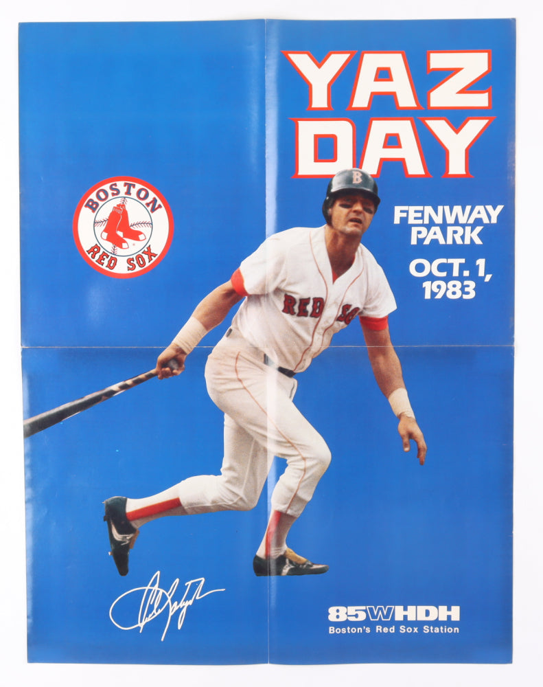 Carl Yastrzemski Signed Red Sox 1983 Program Magazine (PSA)