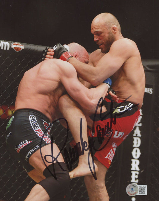 Randy Couture Signed 8x10 Photo (Beckett)