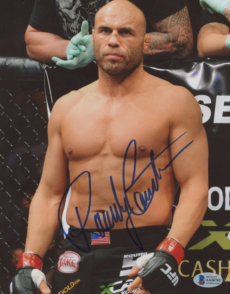 Randy Couture Signed 8x10 Photo (Beckett)