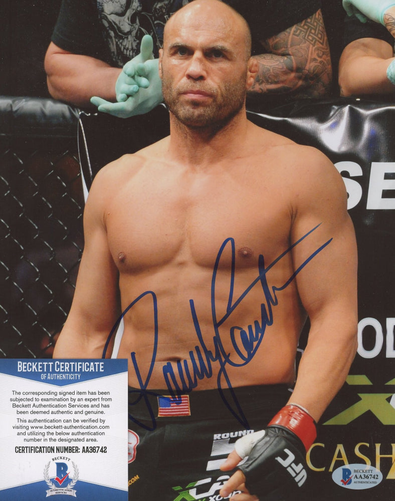 Randy Couture Signed 8x10 Photo (Beckett)