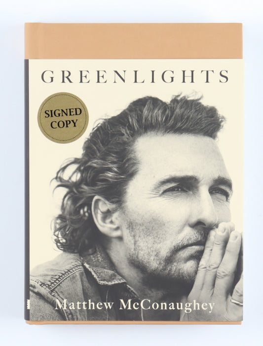 Matthew McConaughey Signed (JSA) "Green Lights" Hardcover Book