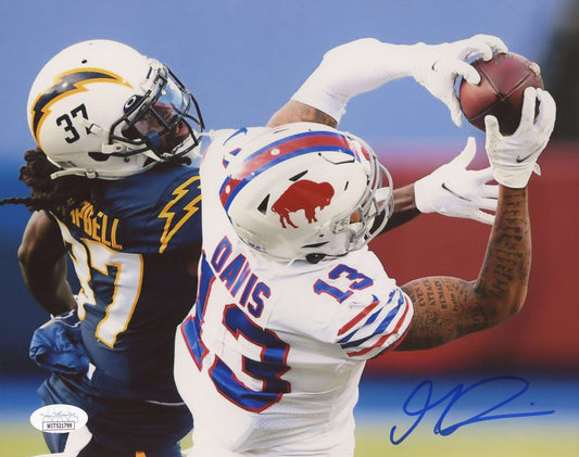 Gabriel Davis Signed Bills 8x10 Photo (JSA)