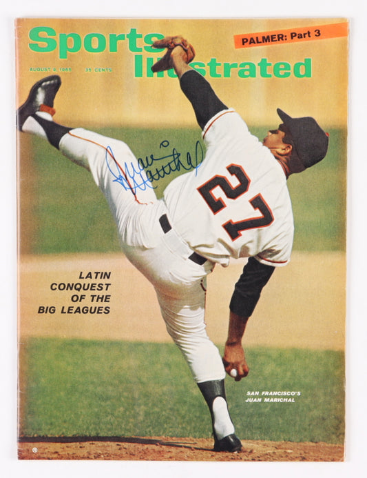 Juan Marichal Signed (JSA) 1965 "Sports Illustrated" Magazine
